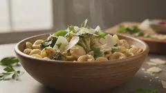Orecchiette con broccoli e crema all’aglio: il piatto della tradizione in 10 minuti